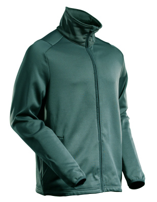 MASCOT CUSTOMIZED Fleece jumper with zipper 22585 Forest Green