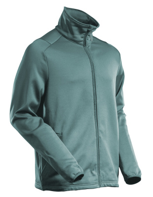 MASCOT CUSTOMIZED Fleece jumper with zipper 22585 Light Forest Green