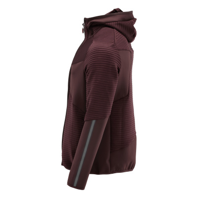 MASCOT CUSTOMIZED Fleece hoodie with zipper 22603 Bordeaux