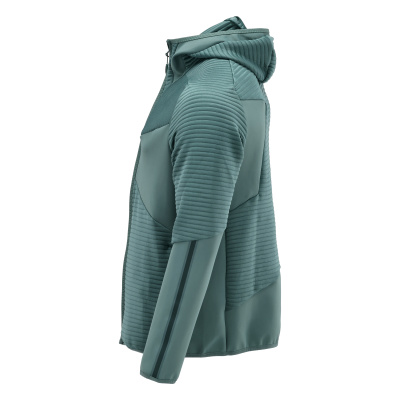 MASCOT CUSTOMIZED Fleece hoodie with zipper 22603 Light Forest Green
