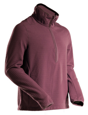 MASCOT CUSTOMIZED Microfleece jumper with half zip 22703 Bordeaux