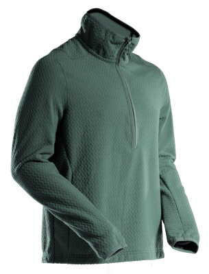 MASCOT CUSTOMIZED Microfleece jumper with half zip 22703 Forest Green