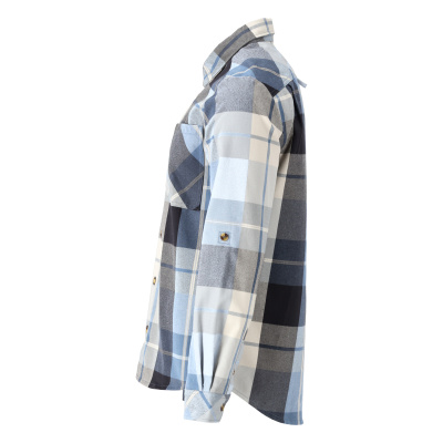 MASCOT CUSTOMIZED Flannel shirt 22904 Dark Navy Checked
