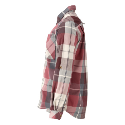 MASCOT CUSTOMIZED Flannel shirt 22904 Bordeaux Checked