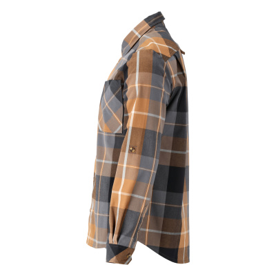MASCOT CUSTOMIZED Flannel shirt 22904 Nut Brown Checked