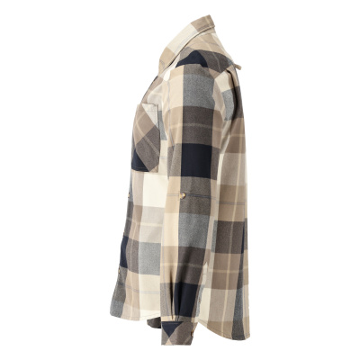 MASCOT CUSTOMIZED Flannel shirt 22904 Dark Sand Checked