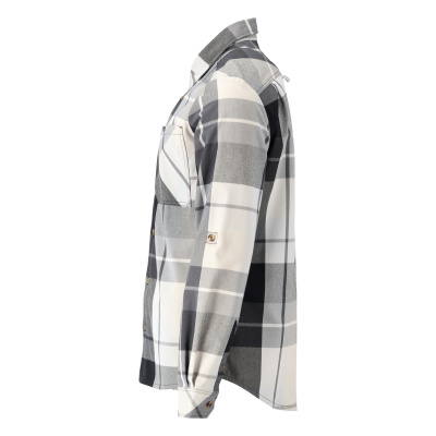 MASCOT CUSTOMIZED Flannel shirt 22904 Stone Grey Checked