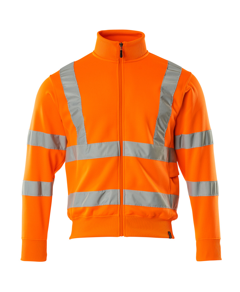 MASCOT Maringa Sweatshirt with zipper 50115 Hi-vis Orange