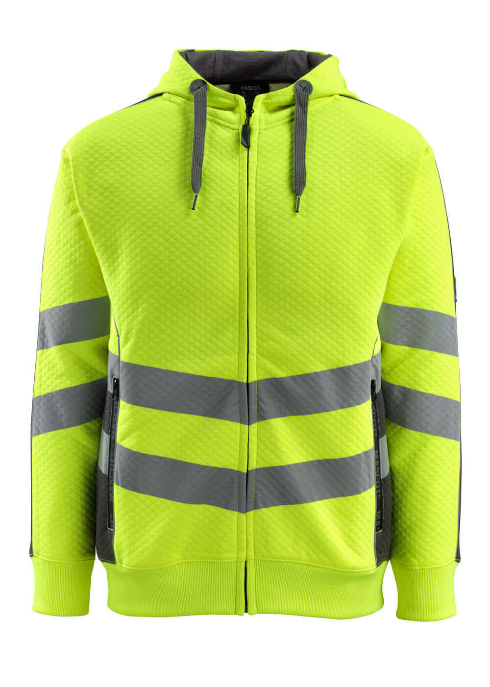 MASCOT Corby Hoodie with zipper 50138 Hi-vis Yellow/dark Anthracite