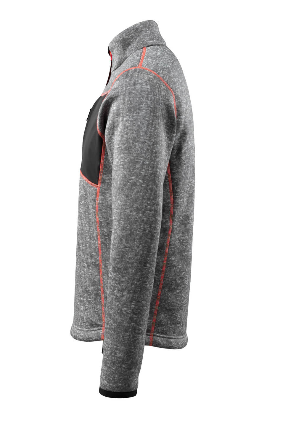 MASCOT Reims Knitted Jumper with half zip 50149 Grey-flecked