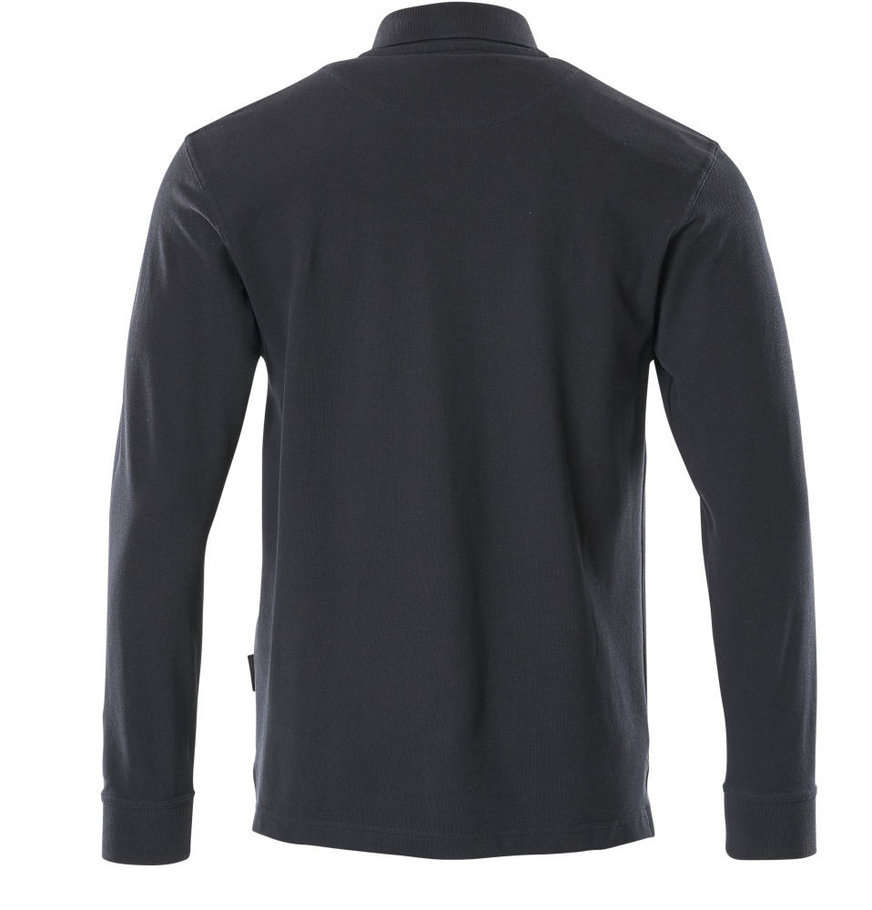 MASCOT Manila Polo Shirt, long-sleeved 50206 Graphite Blue