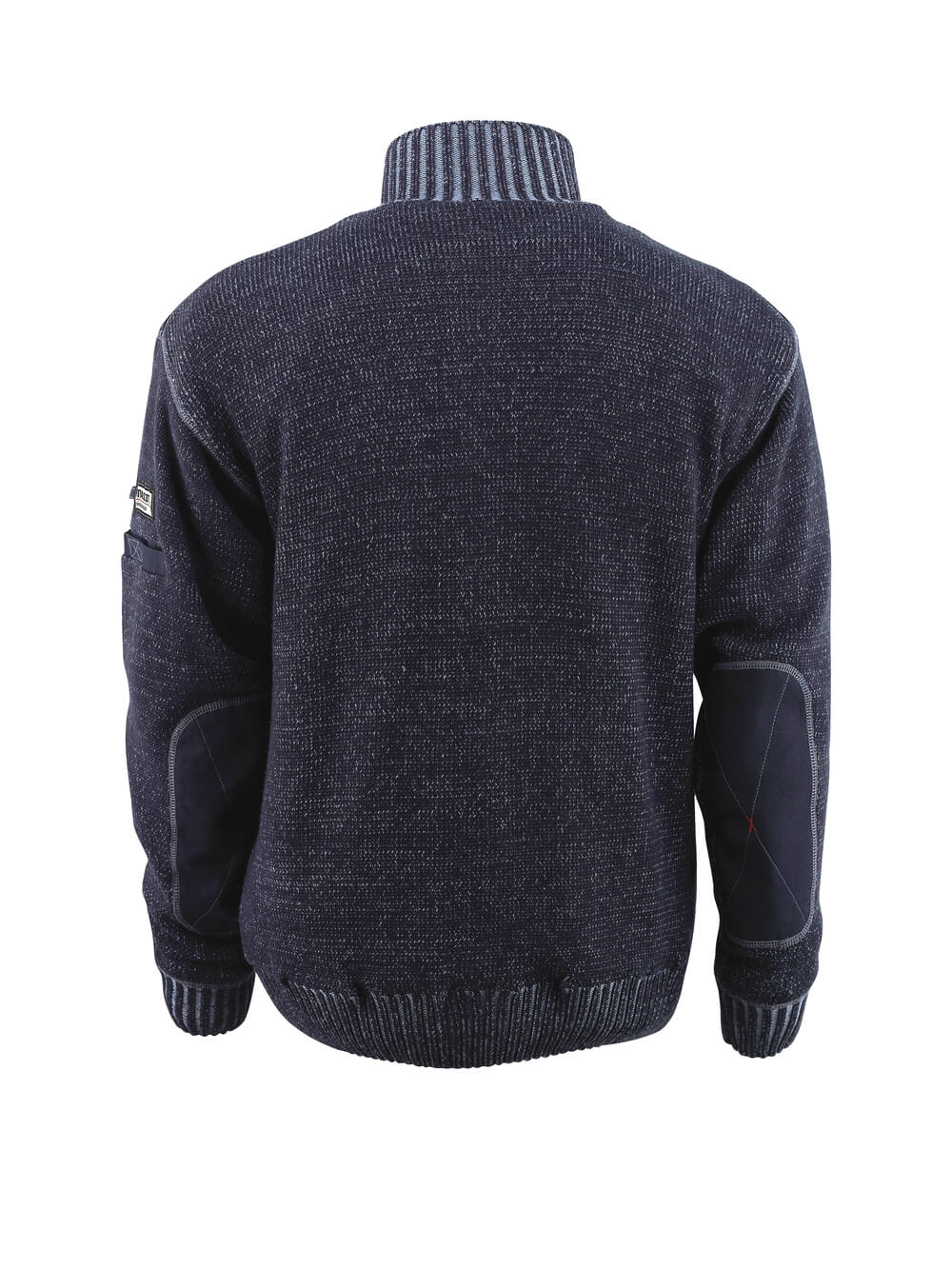 MASCOT Naxos Knitted Jumper with half zip 50354 Blue Grey