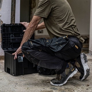 DeWalt Memphis Stretch Trousers - Grey/Black