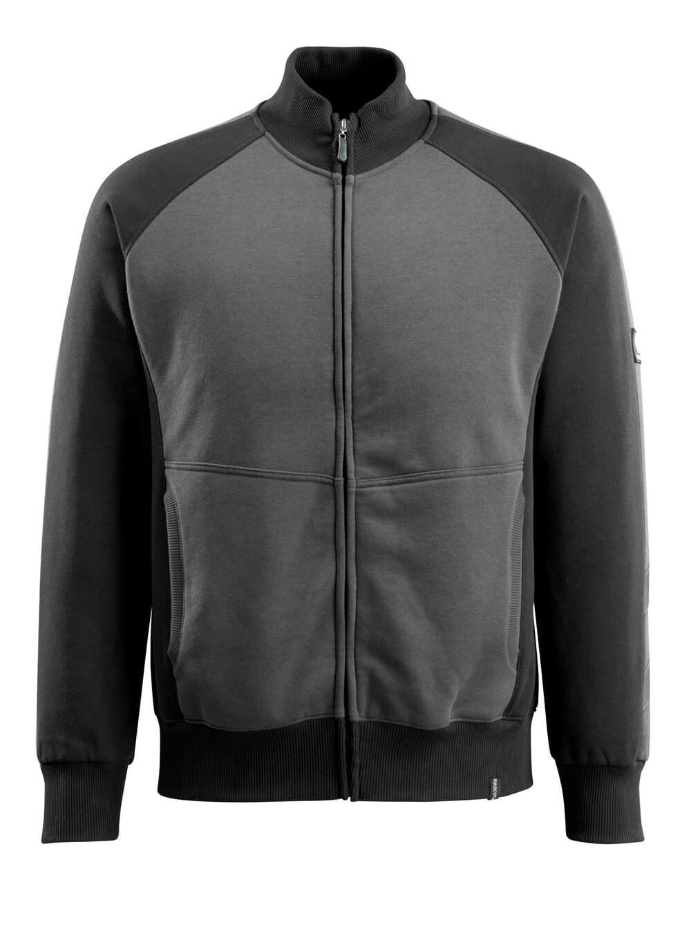 MASCOT Amberg Sweatshirt with zipper 50565 Dark Anthracite/black