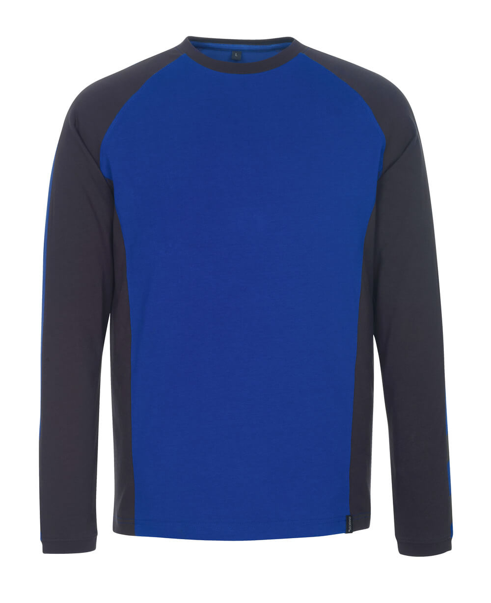 MASCOT Bielefeld T-shirt, long-sleeved 50568 Royal/dark Navy