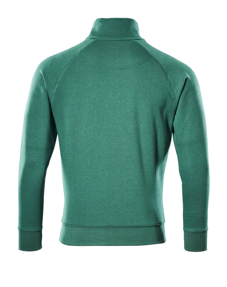 MASCOT Nantes Sweatshirt with half zip 50611 Green