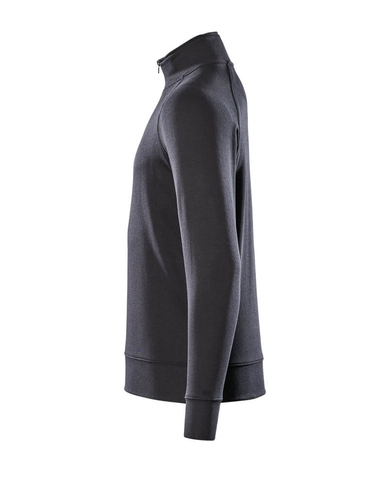 MASCOT Nantes Sweatshirt with half zip 50611 Black