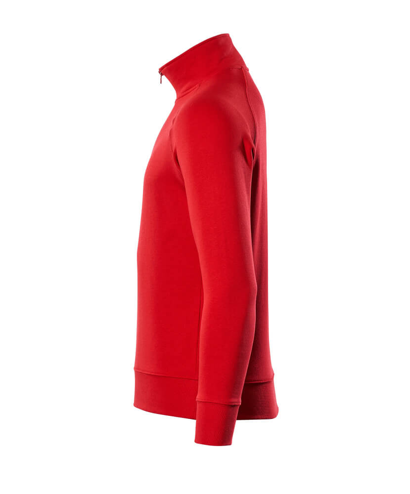 MASCOT Nantes Sweatshirt with half zip 50611 Traffic Red