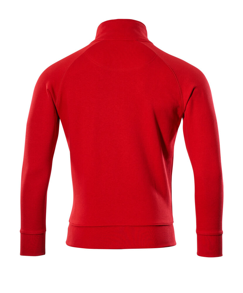 MASCOT Nantes Sweatshirt with half zip 50611 Traffic Red