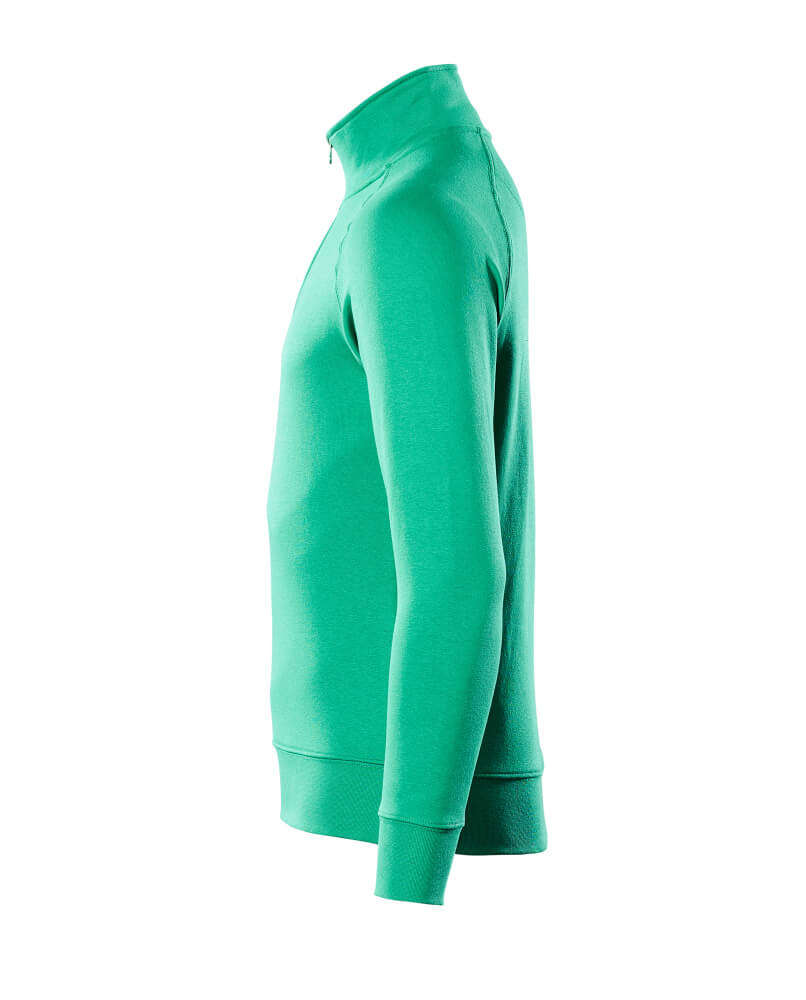 MASCOT Nantes Sweatshirt with half zip 50611 Grass Green