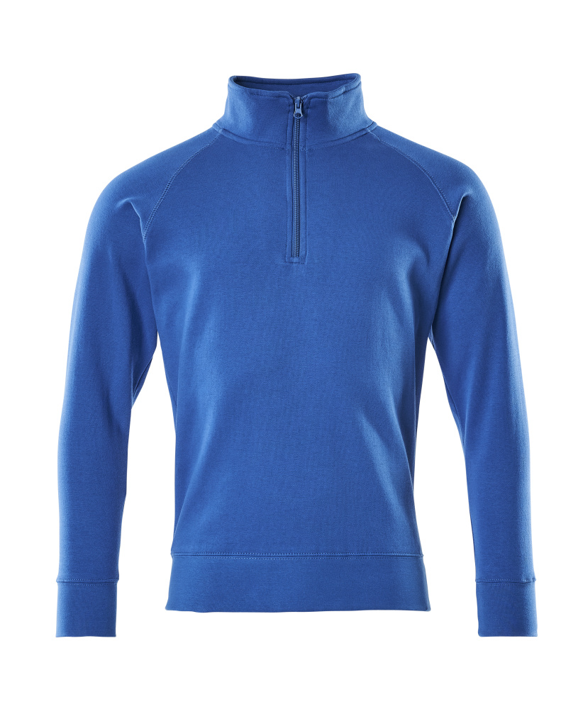 MASCOT Nantes Sweatshirt with half zip 50611 Azure Blue