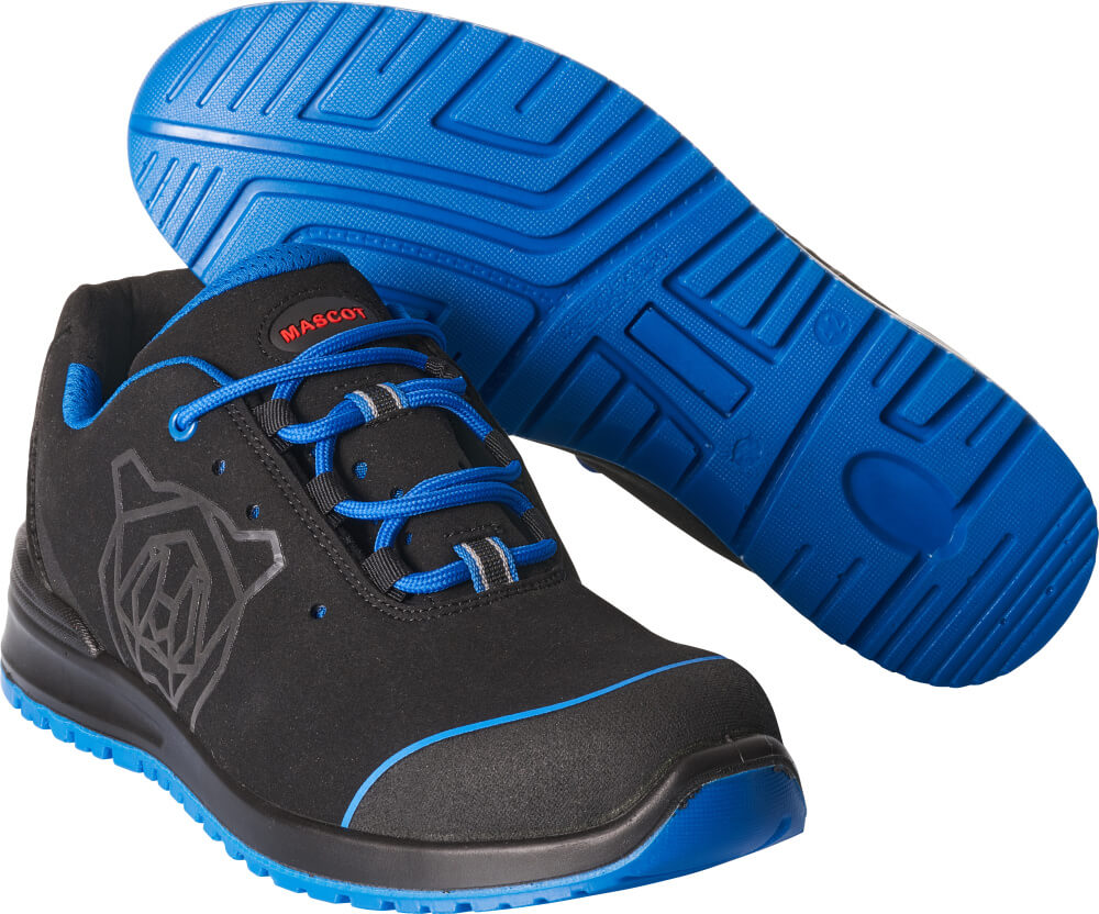 MASCOT FOOTWEAR CLASSIC Safety Shoe F0210 Black/royal