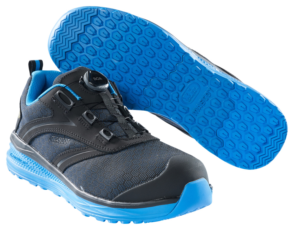 MASCOT FOOTWEAR CARBON Safety Shoe F0251 Black/royal