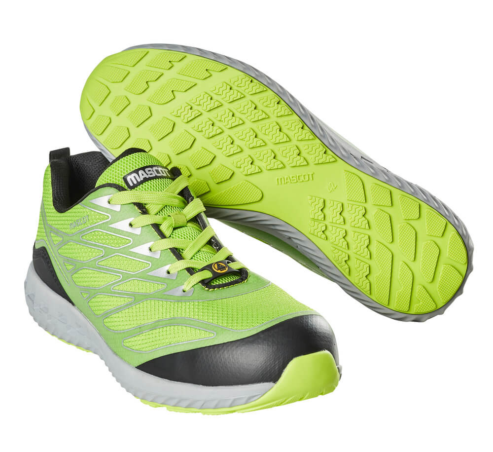 MASCOT FOOTWEAR MOVE Safety Shoe F0301 Lime Green/silver