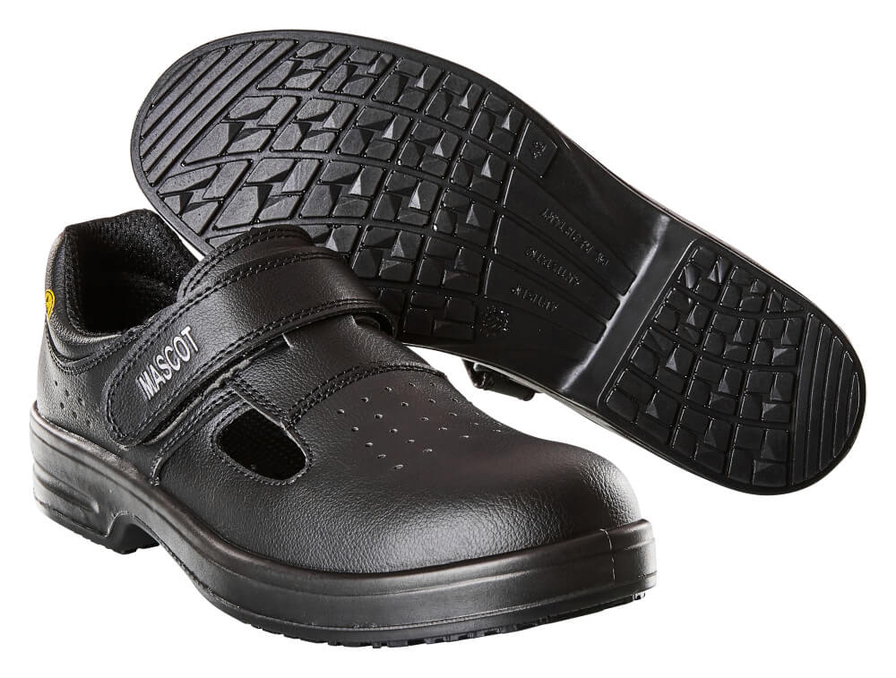 MASCOT FOOTWEAR CLEAR Safety Sandal F0801 Black