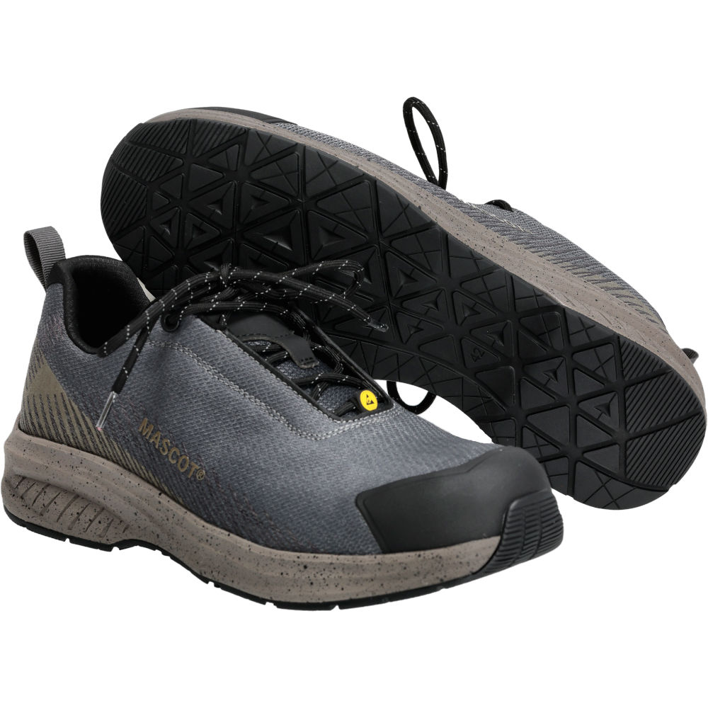 MASCOT FOOTWEAR CUSTOMIZED Safety Shoe F1600 Stone Grey/dark Sand