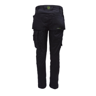 APACHE Bancroft Slim Stretch Work Trouser with Holster Pockets - Black