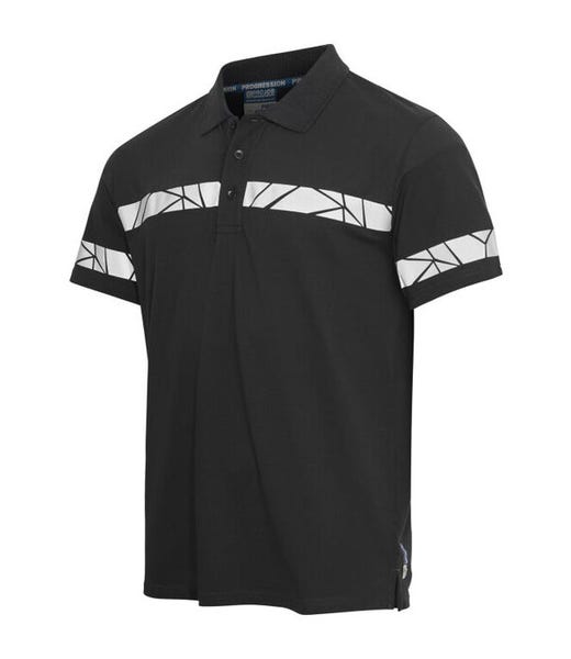 Projob Progression 7003 Polo Shirt - Black/Black